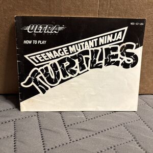NES Manual Only-Teenage Mutant Ninja Turtles